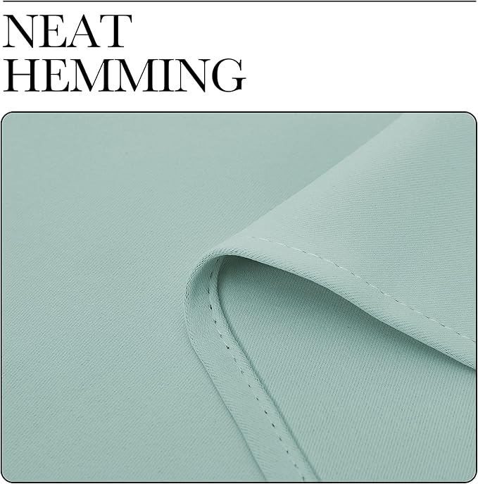 NICETOWN Aqua Blue Room Darkening Curtains - Image 8