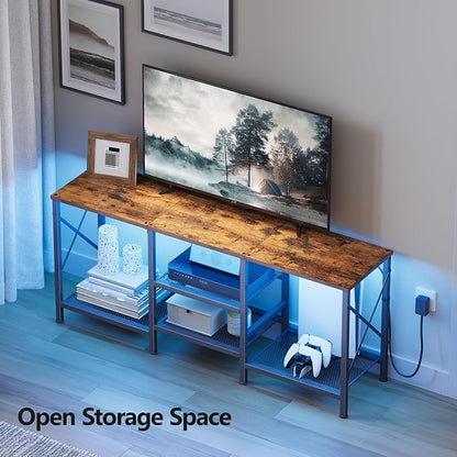 JARHETUN TV Stand with LED Lights - Image 5