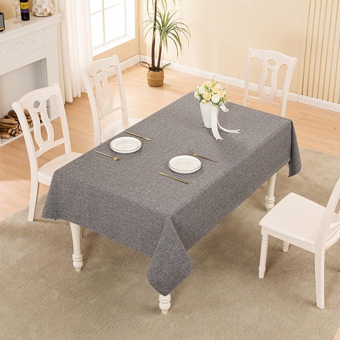 BALCONY & FALCON Small Square Tablecloth Washable Wrinkle Resistant and Water - Image 5