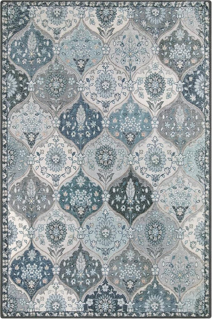 Lahome Moroccan Machine Washable Area Rugs, 4x6 Rug - Image 2