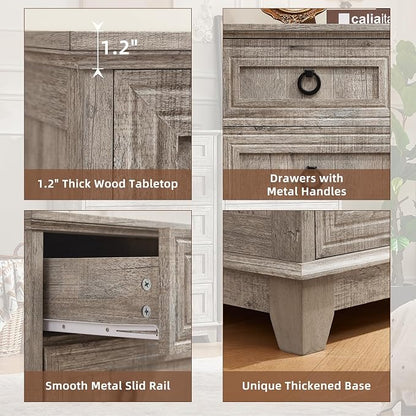 Joaxswe Farmhouse 6 Drawer Dresser - Image 7