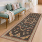 Boho Runner Rug 3x8, Stain Resistant Indoor Carpet by HazoHaus