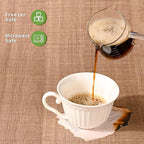 Espresso Double Spouts Glass Coffe Cup with Handle - 75ML/2.5OZ, Clear, Scale Measurement - Espresso Shot Glasses Cup(2PCS) (with Scale)