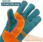 BEETRO 932℉ Heat Resistant Forge/Mig/Stick Welding Gloves for Oven/Grill/Fireplace/Furnace/Stove/Pot Holder/Wood Burner