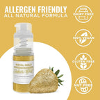 Bakell - Royal Gold Tinker Dust (4g, 1x Mini Spray Pump) Edible Glitter for Food, Desserts, and Beverages!