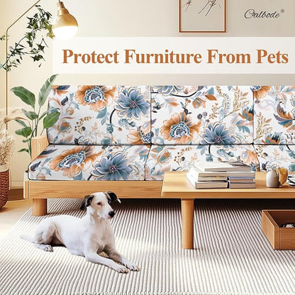 CALBODE 12Pcs High Elastic Digitally Printed Sofa Seat Cushion Cover - Image 5