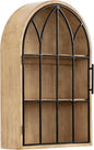 Kate and Laurel Megara Decorative Wooden Hanging Arched Wall Cabinet by KateandLaurel