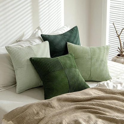 MIULEE Spring Green Decorative Throw Pillow Covers 16x16 Inch Set of 4 Boho - Image 4