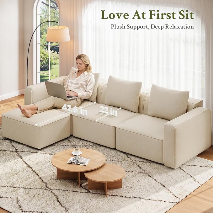 Welzona loveseat Sofa, Small Couches - Image 5