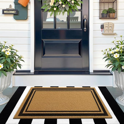 OLANLY Front Door Mat, Low Profile Doormat, Stain and Fade Resistant, - Image 7