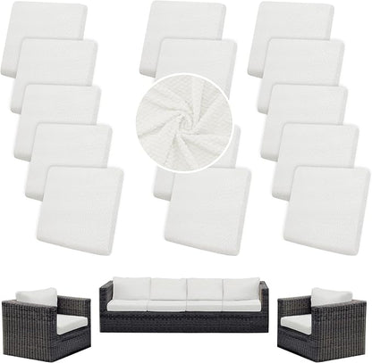 Outdoor Cushion Covers Set, Replacement by SUKAIKEQA