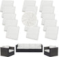 Outdoor Cushion Covers Set, Replacement by SUKAIKEQA