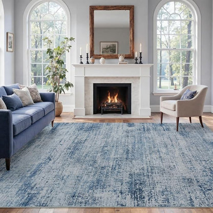5x7 Ft Area Rugs for Living Room, Soft Non-Slip Washable Rugs Modern Abstract - Image 2