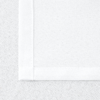 YoungsTex White Linen Curtains 34x48 Inch Length - Image 6