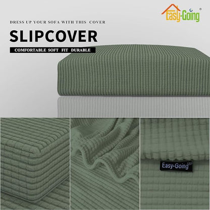 Easy-Going Stretch 1 Piece Couch Cushion Cover - Image 6