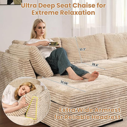 ovios 32.7 inches Ottoman Seat Module - Image 7