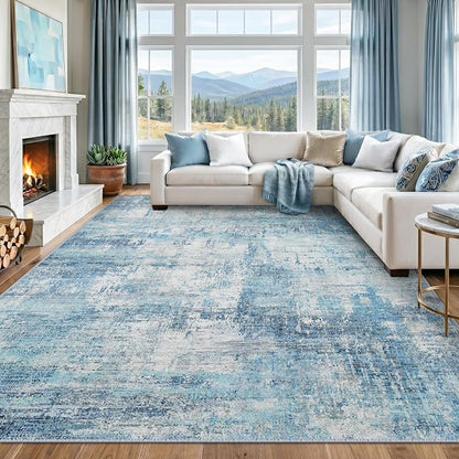 RELEANY Washable 6'x9' Abstract Area Rug - Image 8