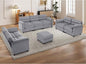 HAOMARKETS Corduroy Sofa Set, Upholstered Ottoman, Loveseat Set of 2, and by HAOMARKETS