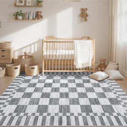 GarveeHome Checkered Rug 3x5 Area Rugs - Image 9