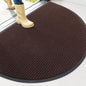 OLANLY Half Circle Front Door Mat 47x32, Waterproof Heavy-Duty Doormat | Brown by OLANLY