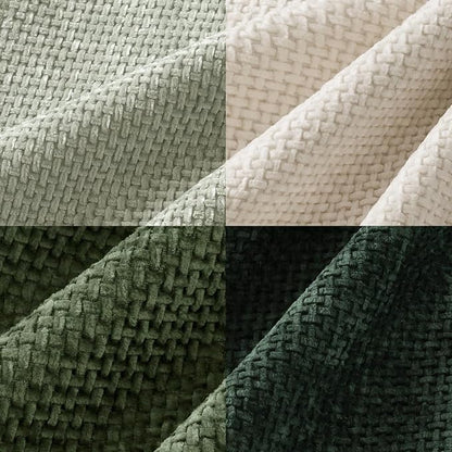 MIULEE Soft Decorative Chenille Pillow Covers Green 20x20 Pack of 4 | Nordic - Image 2