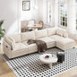 Vesgantti 143" L Shaped Modular Sectional Sofa, Comfy Corduroy Upholstered by Vesgantti