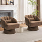 Garvee Ultra-Plush Swivel Accent Chair, 360° Barrel Lounge Chair by Garvee