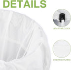 Chumia 5 Pack Brew Bags Reusable Extra Large 26 x 22'' Fine Mesh Strainer Cold Brew Filters Drawstring Cheese Cloth Straining Bags Wine Making Supplies for Fruit Cider Beer
