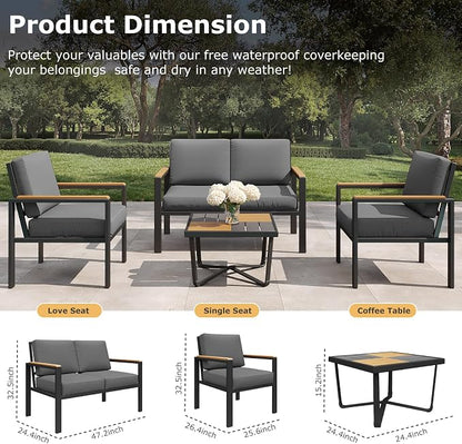 5-Piece Patio Furniture Set - Image 2