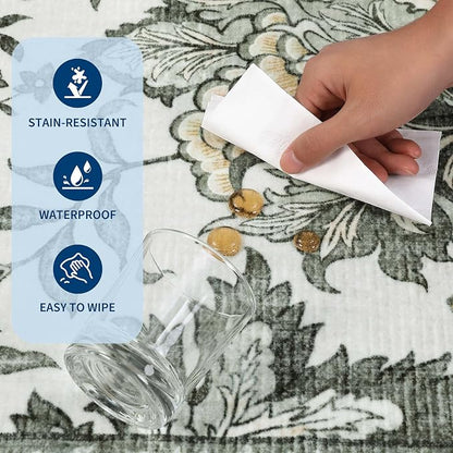 GarveeHome Provence Fog 2x3 Door Mat Indoor Rugs - Image 7