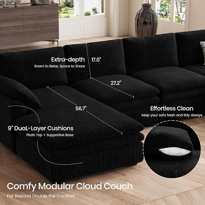 Belffin Large Modular Sectional Sofa - Image 5