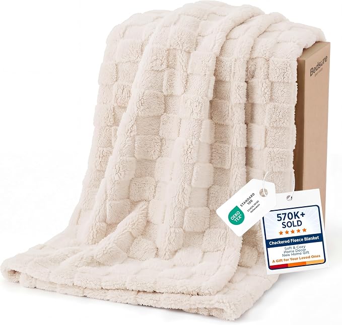 Bedsure GentleSoft Throw Blanket by BEDSURE