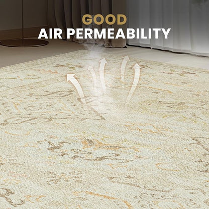 8x10 Washable Area Rugs for Living Room, Dining Room - Image 6