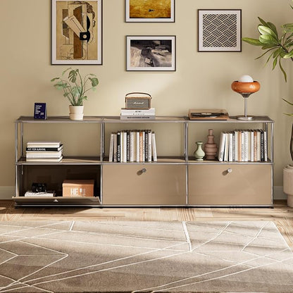 Modern Storage Cabinet Versatile Free-Standing Organizer - Image 2