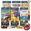 Artuzzi 120ct Espresso Pods For Nespresso Compatible Capsules Original Machines | Italian Coffee Variety - Ristretto Lungo Espresso Caramel Vanilla Chocolate | Aluminum & Recyclable