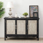 RoyalCraft Buffet Cabinet with Storage, Vintage Solid Wood Sideboard with 3 by Bringyoubetterlife