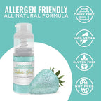 Bakell - Turquoise Tinker Dust (4g, 1x Mini Spray Pump) Edible Glitter for Food, Desserts, and Beverages!