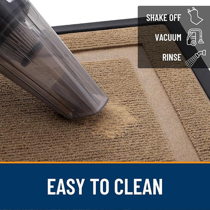 OLANLY Front Door Mat Outside 35x23, All-Season Heavy-Duty Rubber Doormat | - Image 7
