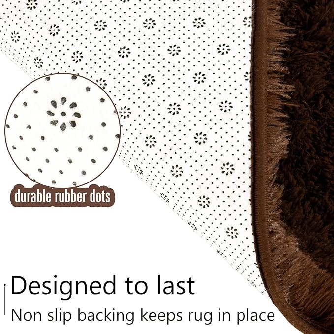 LOCHAS 4x6 Area Rugs Fluffy Living Room Carpets - Image 7