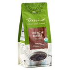 Teeccino French Roast Chicory Coffee Alternative - Ground Herbal Coffee That’s Prebiotic, Caffeine-Free & Acid Free, Dark Roast, 11 Ounce (Pack of 6)