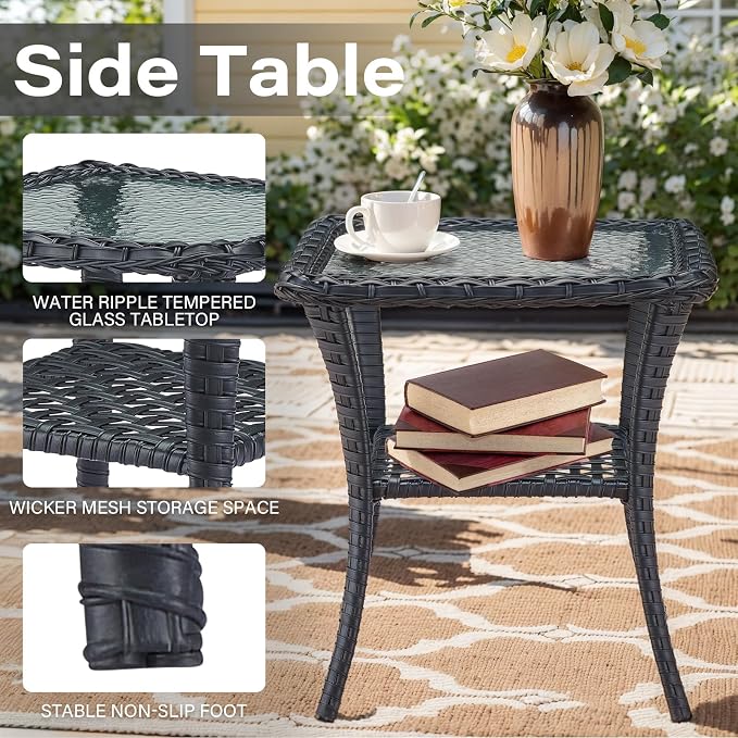 Belord Expansive 10 Pieces Outdoor Patio Furniture Set - Image 9