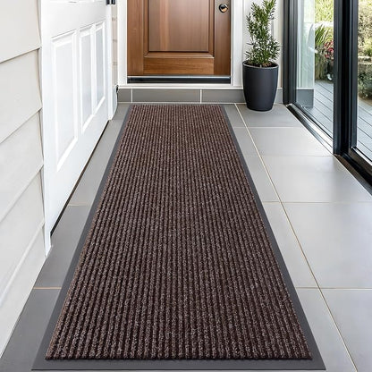 OLANLY Front Door Mat 59x20, Waterproof Heavy-Duty Indoor Outdoor Doormat | Tan by OLANLY