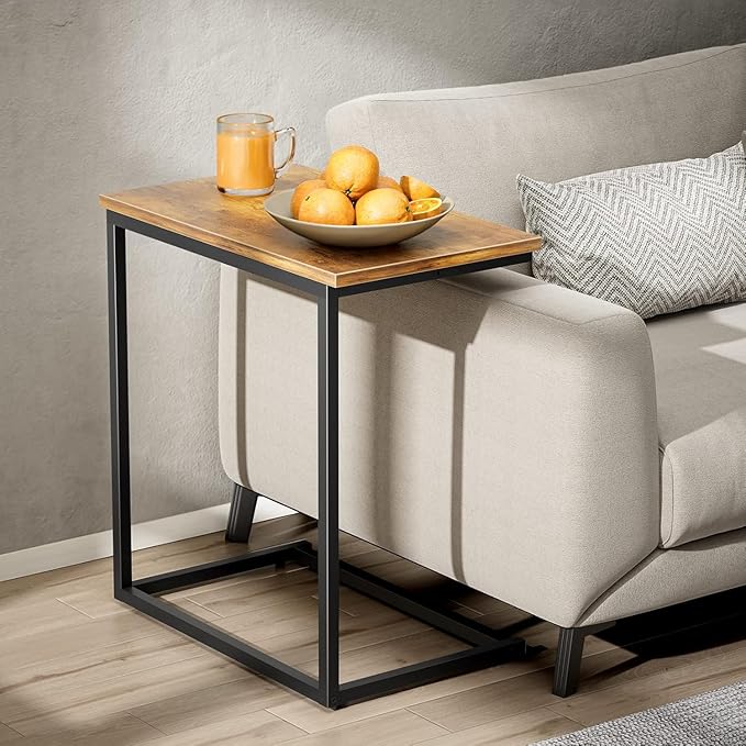 Pipishell C Shaped End Table Set of 2, Side Table - Image 5