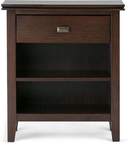 SIMPLIHOME Artisan Solid Wood 24 inch Wide Transitional-Style Bedside - Image 2