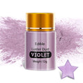 PAVADOR Edible Luster Dust,Violet Luster Dust 12g Food Grade Metallic Shimmer,Edible Glitter for Desserts Cake Decorating, Baking, Fondant, Chocolate, Candy, Drinks, Cookies, Vegan