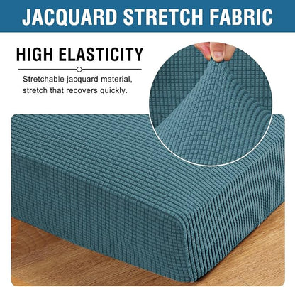 H.VERSAILTEX Super Stretch Individual Seat Sofa Covers Couch Slipcover Sets - Image 5