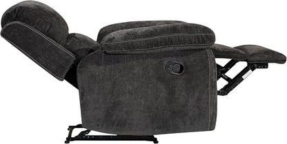 Betsy Furniture Modern Fabric Recliner Sofa Set, Loveseat w/Console, Recliner - Image 5