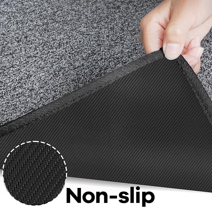 AREDO Door mat with Non Slip Rubber Backing, Washable Soft Floor Carpet - Image 5