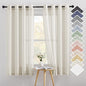 NICETOWN Linen Sheer Curtains 63 inch Length by NICETOWN