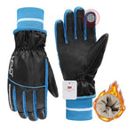 HANDLANDY Insulated Work Gloves Waterproof for Men Women, 3M Thinsulate Ski Gloves Winter Cold Weather Work Gloves Touchscreen (Large, Black)